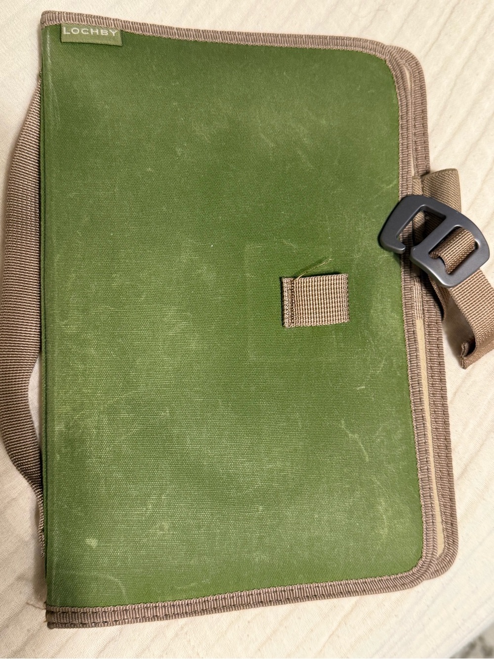 Lochby A5 Olive Waxed Canvas Journal and notebooks